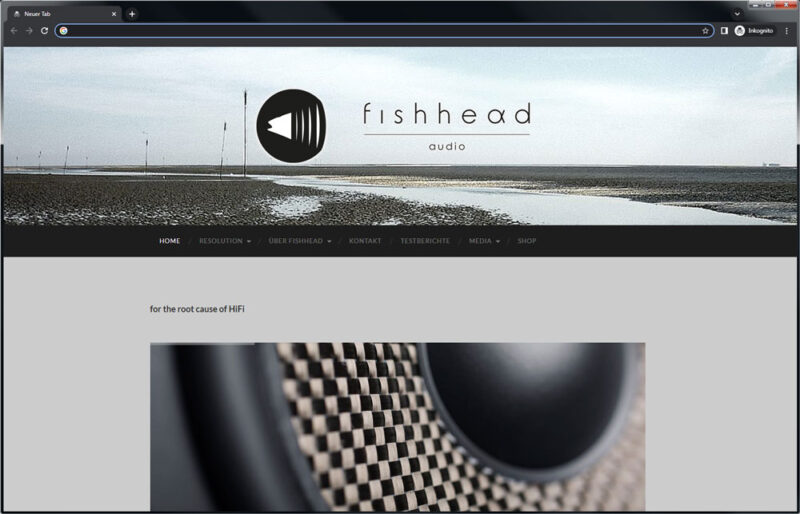 Webdesign_Fishhead-Audio_HiFi-Lautsprecher_janeckhardt Cuxhaven